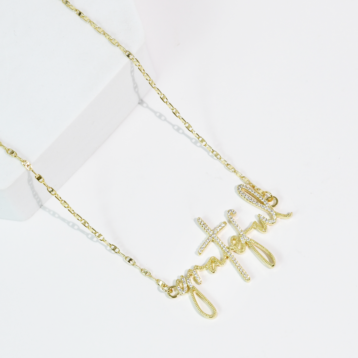 Grateful Necklace Gold