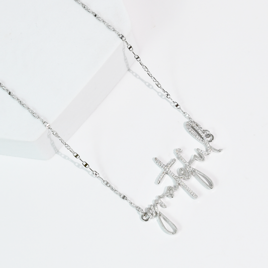 Grateful Necklace Silver