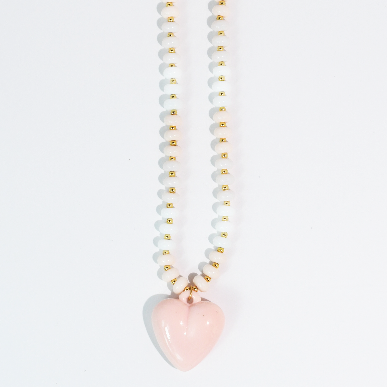Happy Colorful Heart Necklace