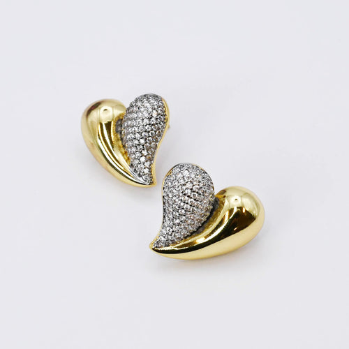 Heart Drop Stud Q4