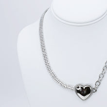 Load image into Gallery viewer, Heart of Light Silver Necklace N25
