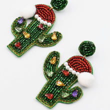 Load image into Gallery viewer, Holiday Cactus Pom Pom R6

