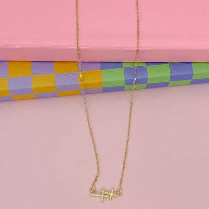Double Grace Gold Necklace