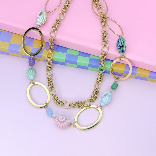 Looking for Shells Layered Necklace