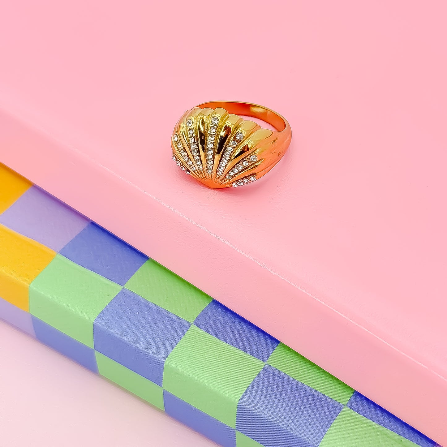 Seashell Spark Ring