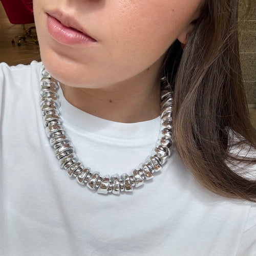 Liquid Silver Necklace