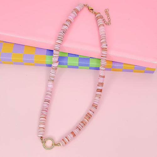 Cotton Candy Gemstone Necklace
