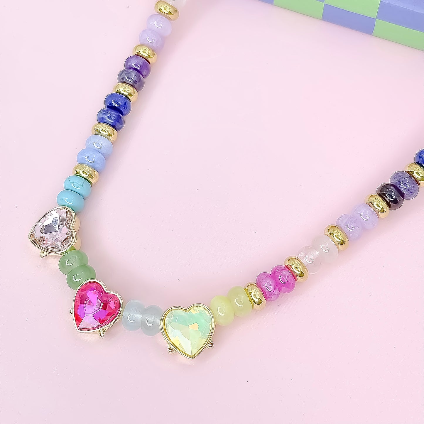 Heartbeats & Hues Gemstone Necklace