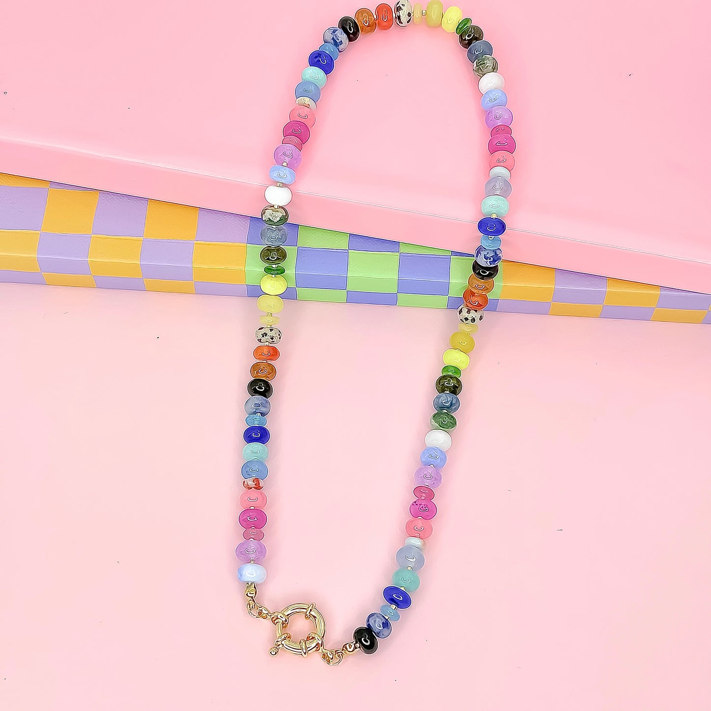 Shades of Fun Gemstone Necklace