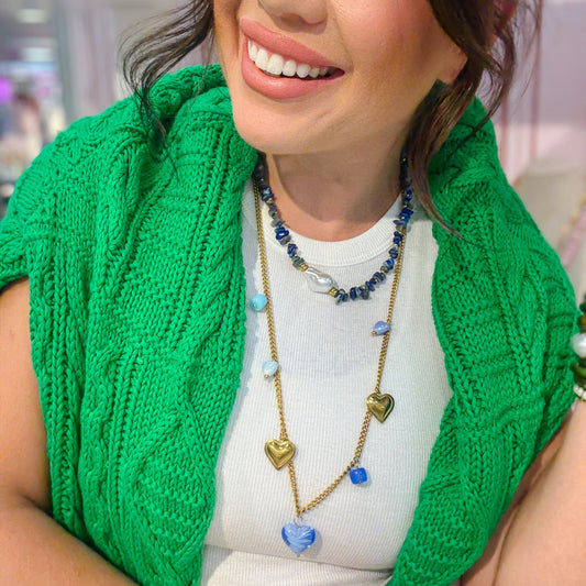 Feelin' Blue Necklace Stack