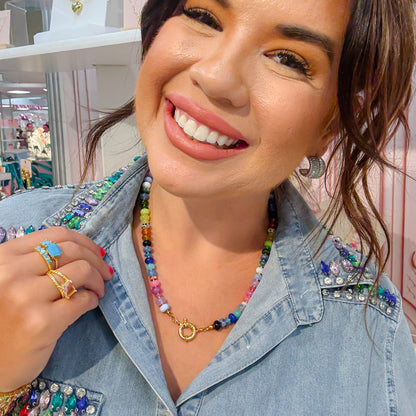 Shades of Fun Gemstone Necklace