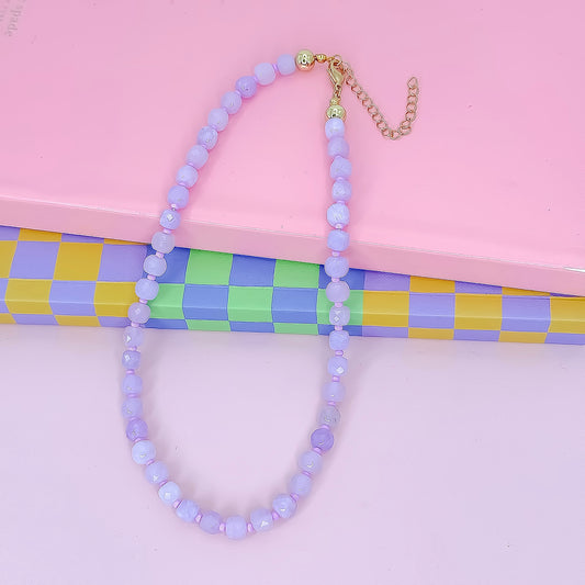 Lilac Dream Gemstone Necklace