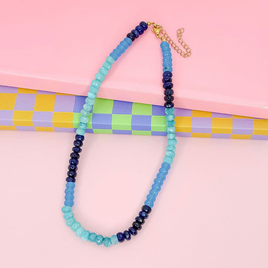 Shades of Blues Gemstone Necklaces