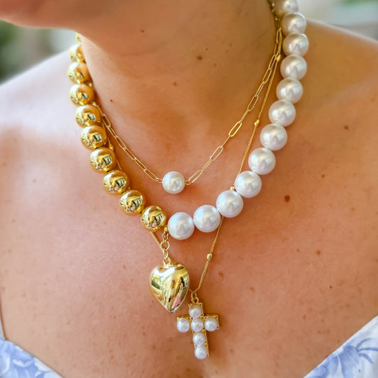 Pretty in Pearls Necklace Stack