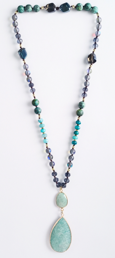 Ocean Mist Pendant Necklace (Pre-order)