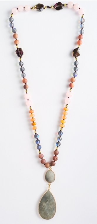 Sunset Glow Pendant Necklace (Pre-order)