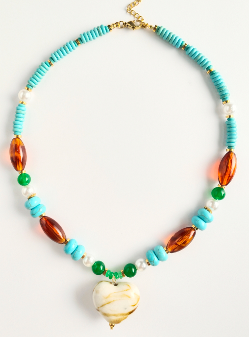 Island Heart Necklace (Pre-order)