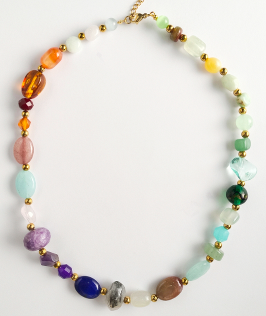 Color Muse  Gemstone Necklace (Pre-order)