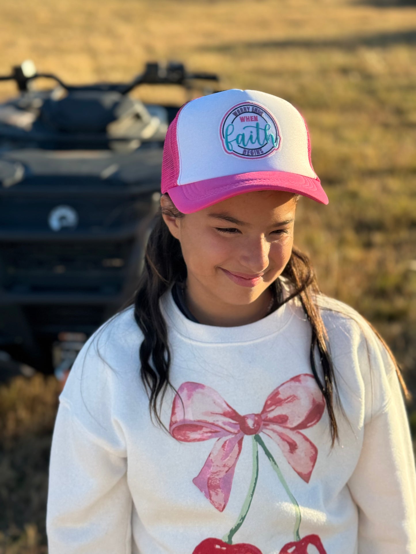 WORRY ENDS WHEN FAITH BEGINS