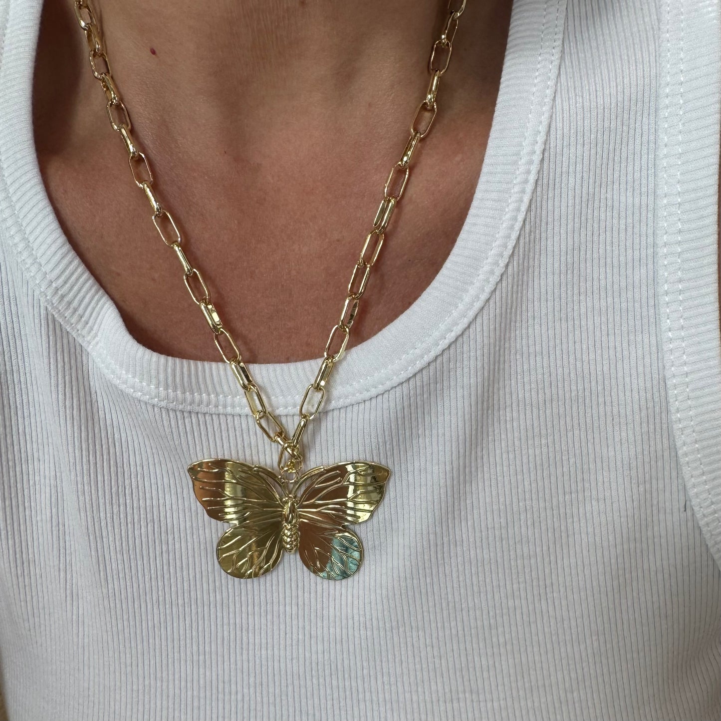 Wings of Grace Chain Necklace