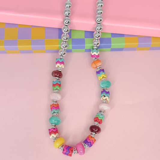 Sweet Chaos Silver Necklace