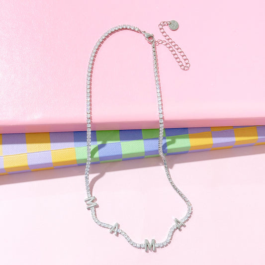 Mama Glow Silver Necklace
