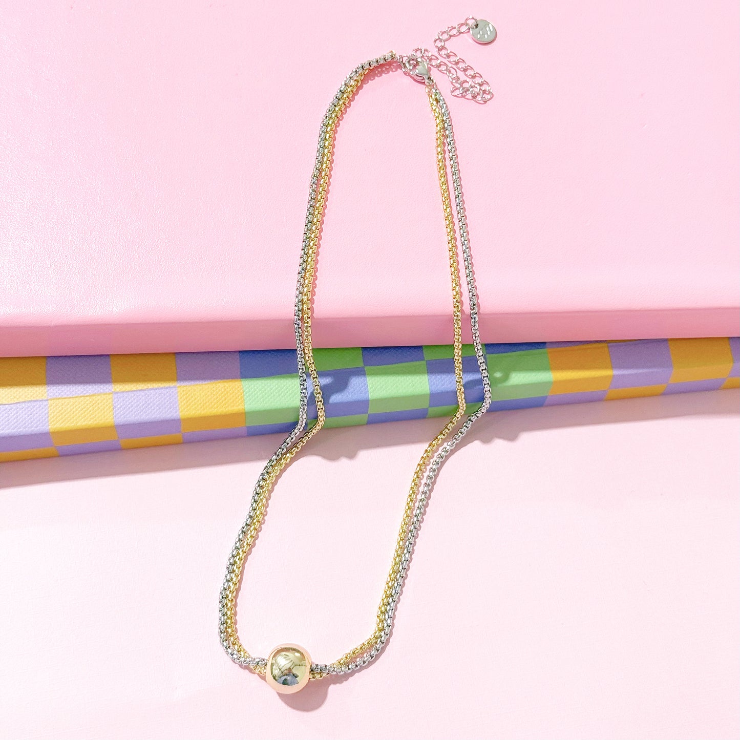 Duo Fireball Necklace
