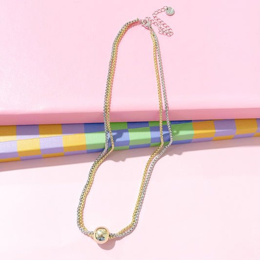 Duo Fireball Necklace