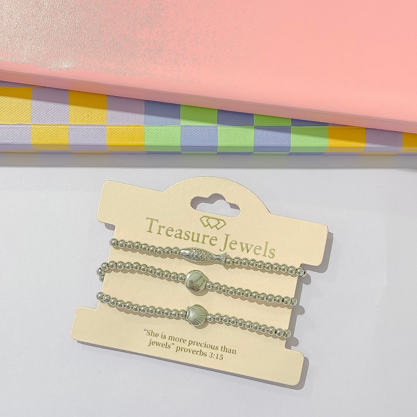 Seaside Treasures Silver Bracelet Set