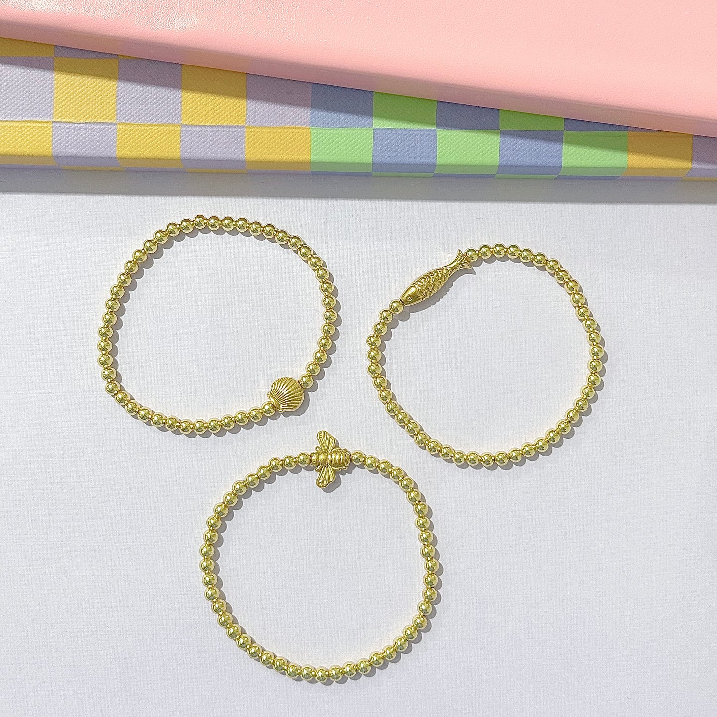 Seaside Treasures Gold Bracelet Set