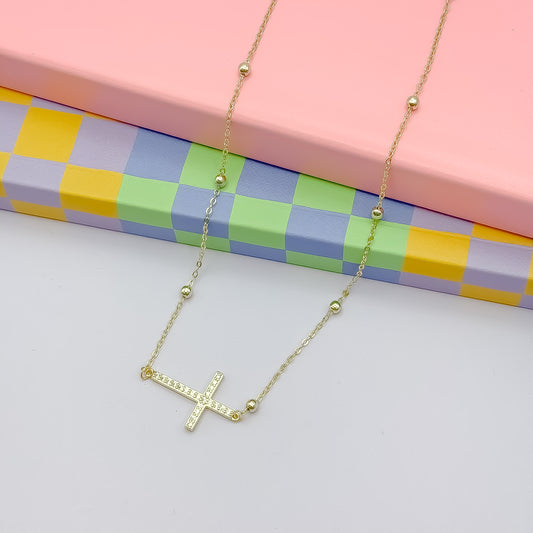 Side Cross Gold