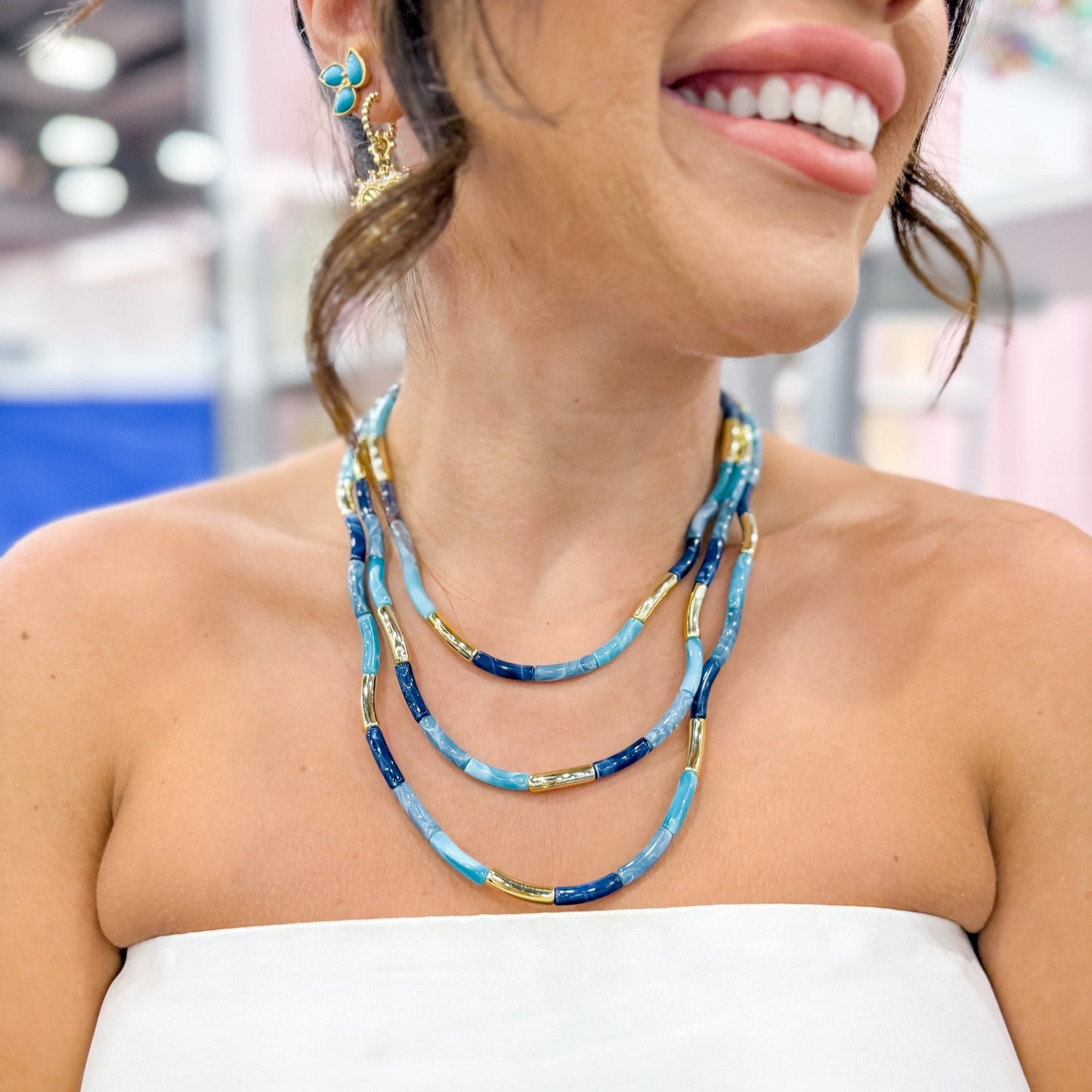 Layers of Fun Triple Layer Statement Necklace