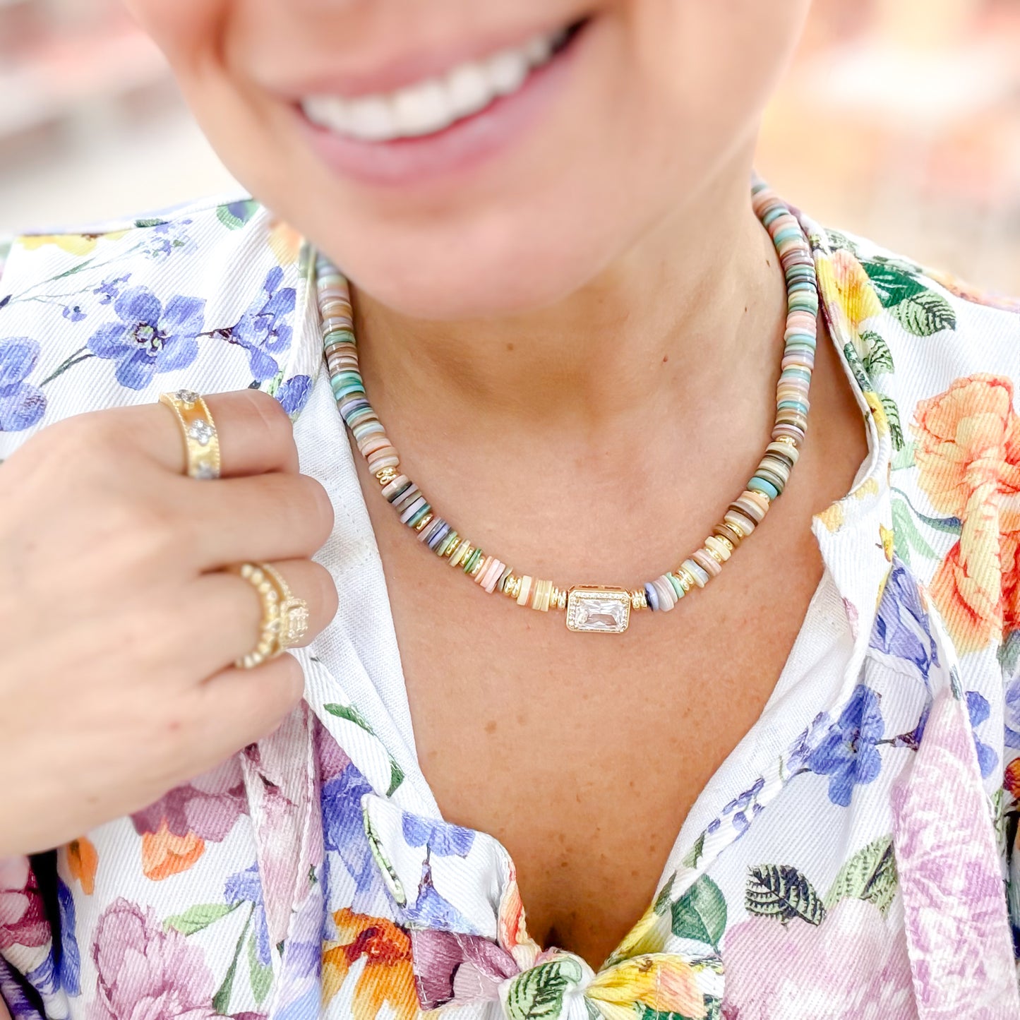 Dream Pop Gemstone Necklace