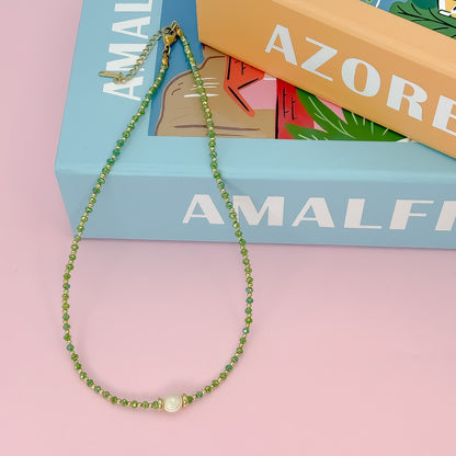 Glowy Bean Necklace