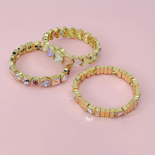 Sweetheart Stack Bracelet