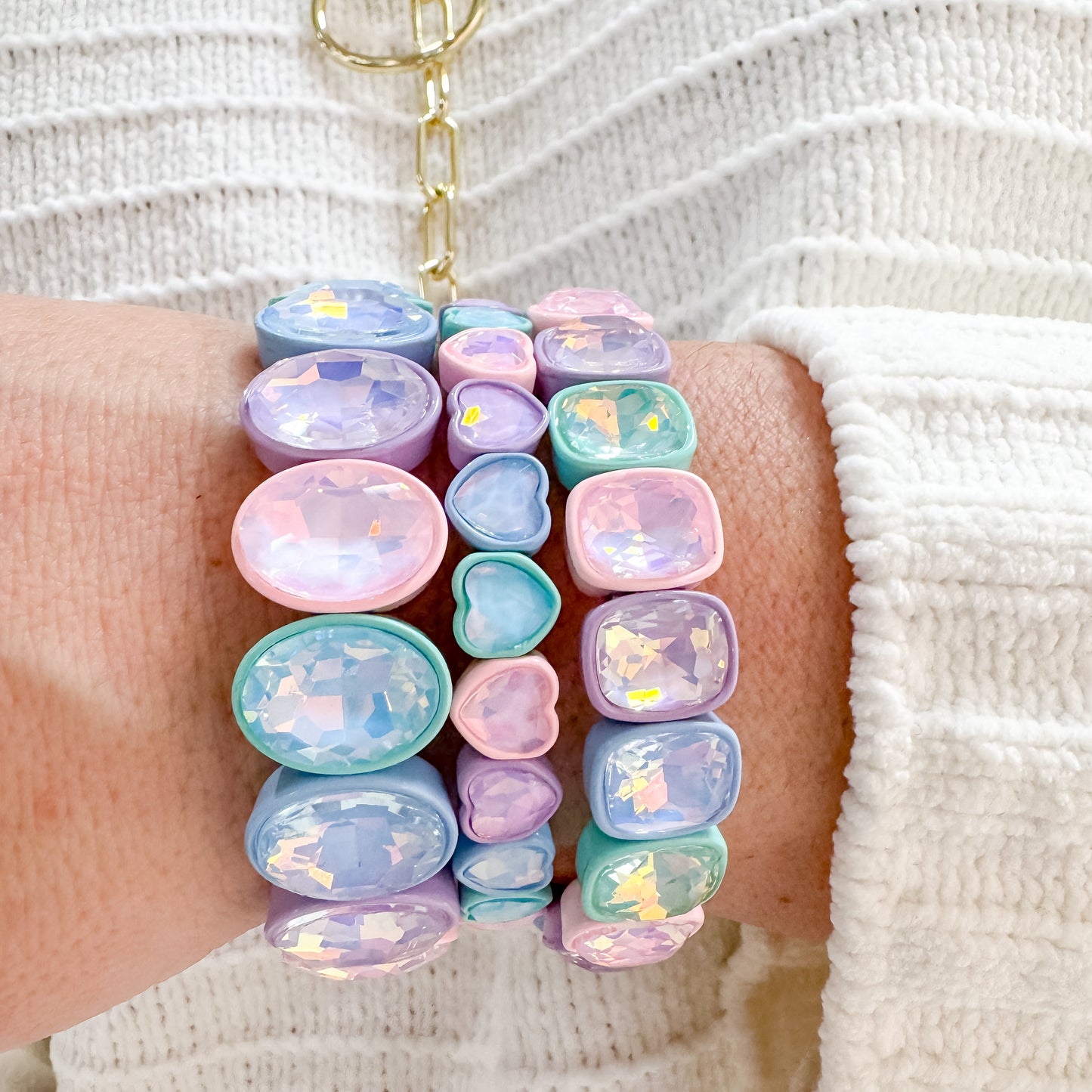 Pastel Hearts Stack Set