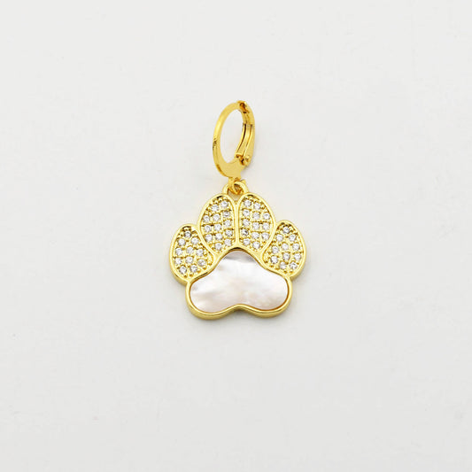 Iridescent Pet Paw Charm CH-32