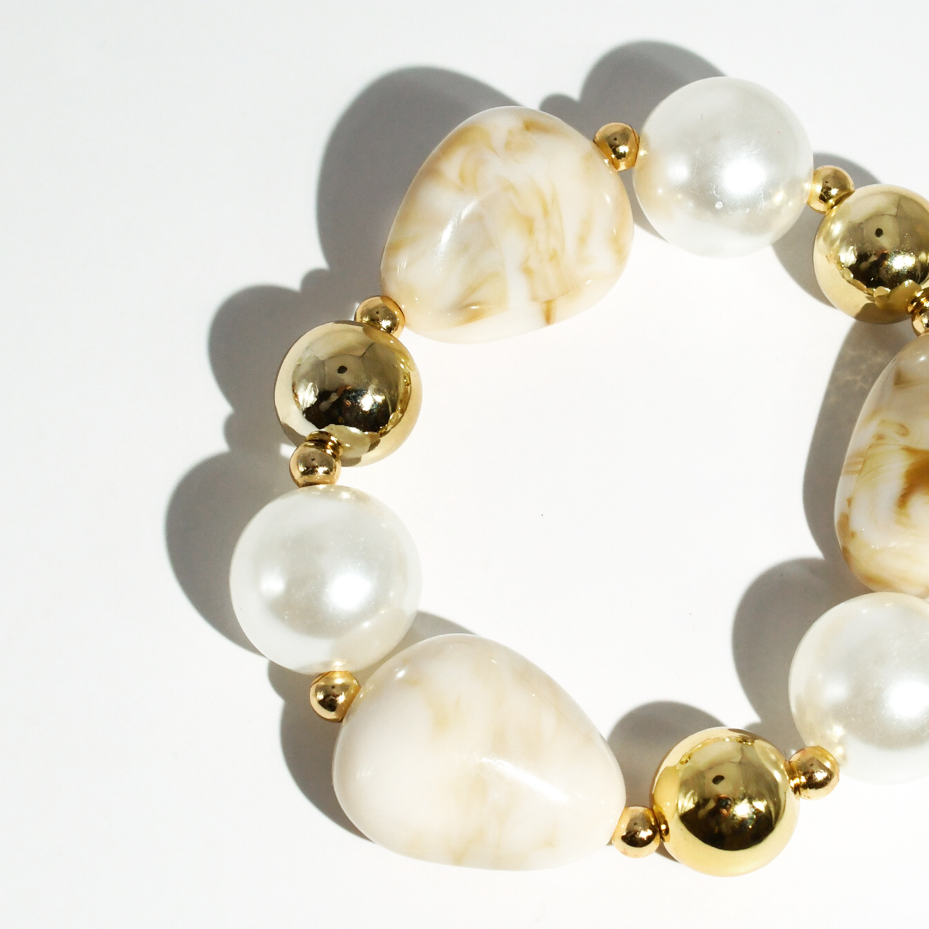 It's a Neutral Beaded Bracelet