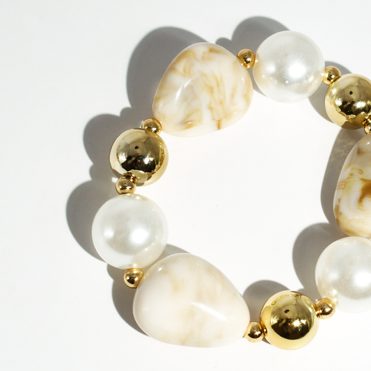 It's a Neutral Beaded Bracelet