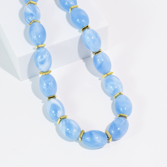 Jelly Pop Blue Necklace