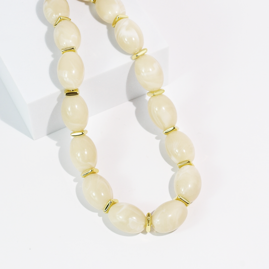 Jelly Pop Cream necklace