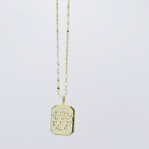 Joshua 1:9 Necklace