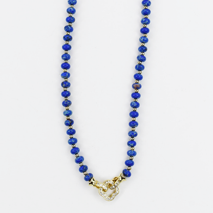 Colorful charms gold necklace featuring gemstone details, layered jewelry design, trendy accessory for women’s jewelry collections, boutique wholesale fashion necklace that is hypoallergenic, tarnish free, and waterproof jewelry with a cute aesthetic statement style