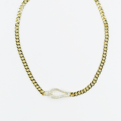 Keep Me Posted Gold Necklace