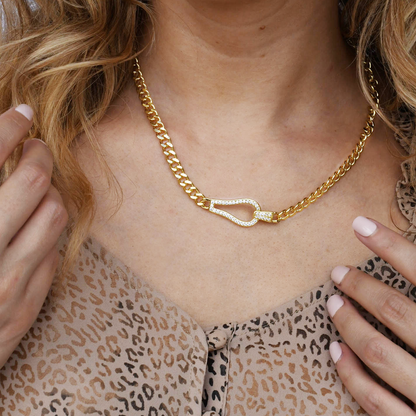 Keep Me Posted Gold Necklace