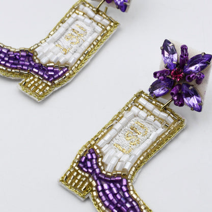 LSU Boot Earrings T14