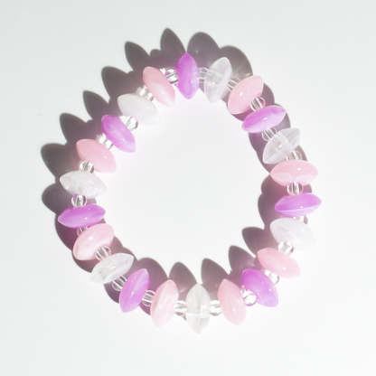 colorful gemstone jewelry, beaded fashion bracelet, gold or silver tone accessory, handcrafted beaded piece, trendy boho chic jewelry, vibrant statement wristwear, artisan handmade design, everyday stackable accessory, fashion jewelry for women, premium jewelry gift idea, boutique style wristwear, elevated modern jewelry