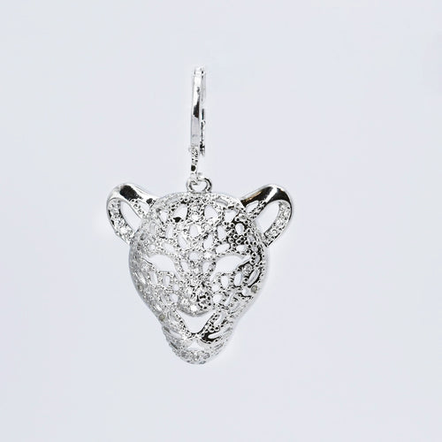 Leopard Silver Charm