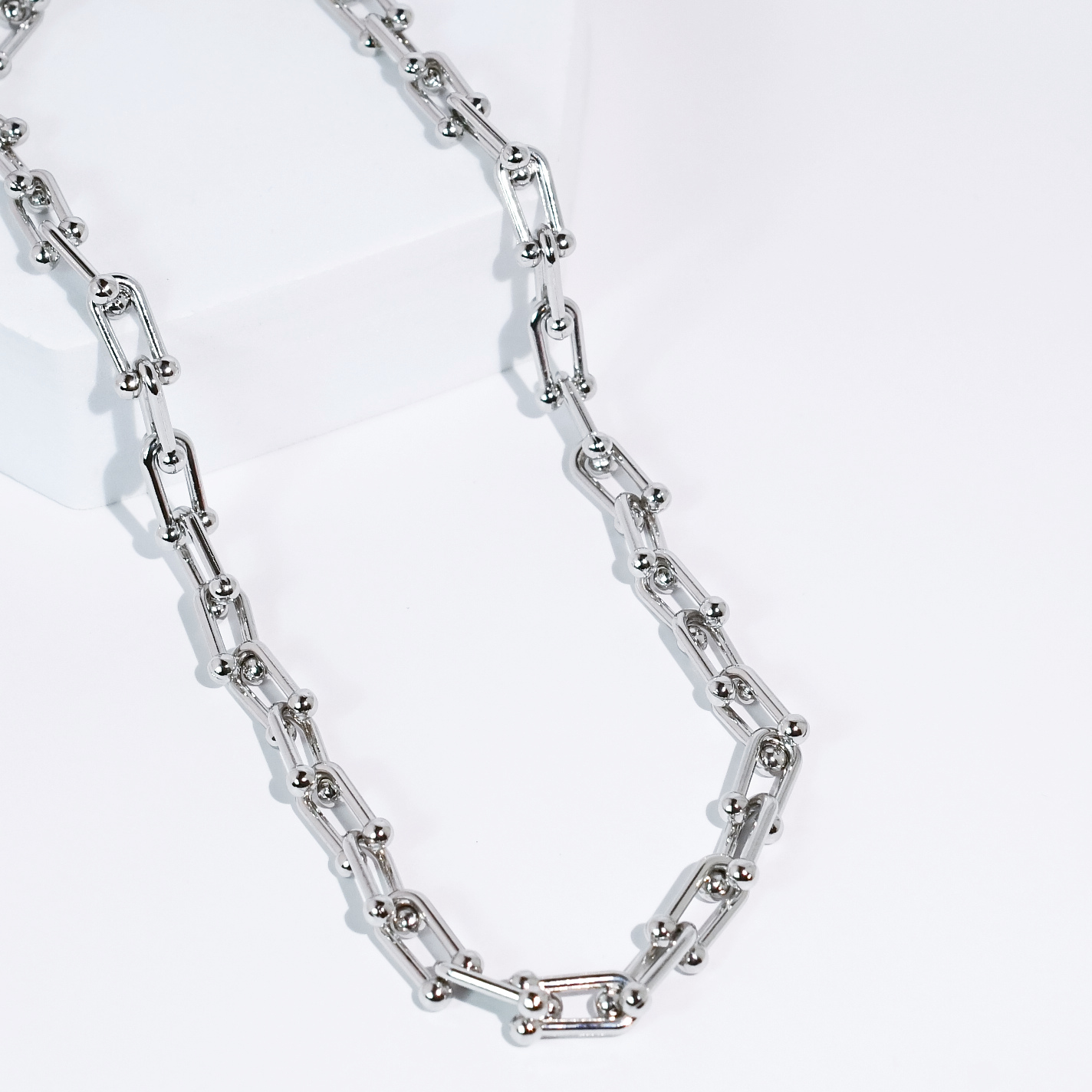 Link Up Silver Necklace