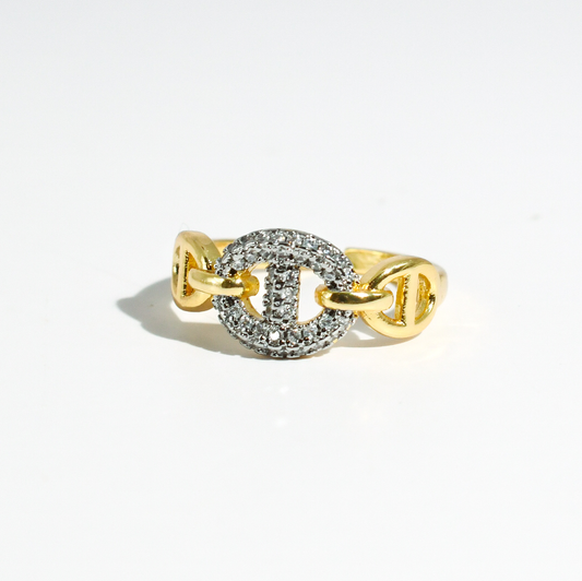 hypoallergenic ring, waterproof ring, tarnish free jewelry, boutique wholesale jewelry, dainty gold ring, gemstone statement ring, sparkly cubic zirconia ring, high quality jewelry gifts, elegant gold plated ring, trendy fashion ring, pastel gemstone ring